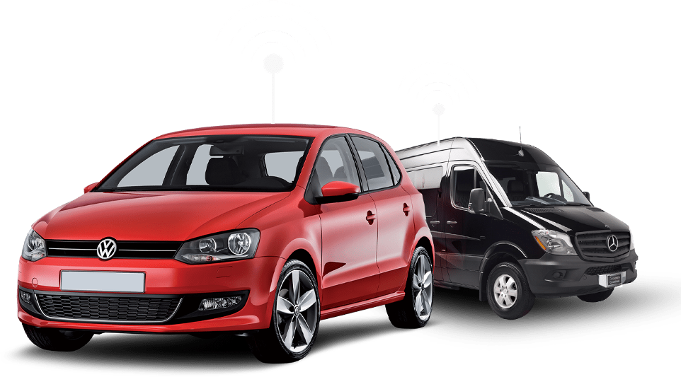 alto géolocalisation voiture rouge noire